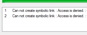 Symbolic Link Error